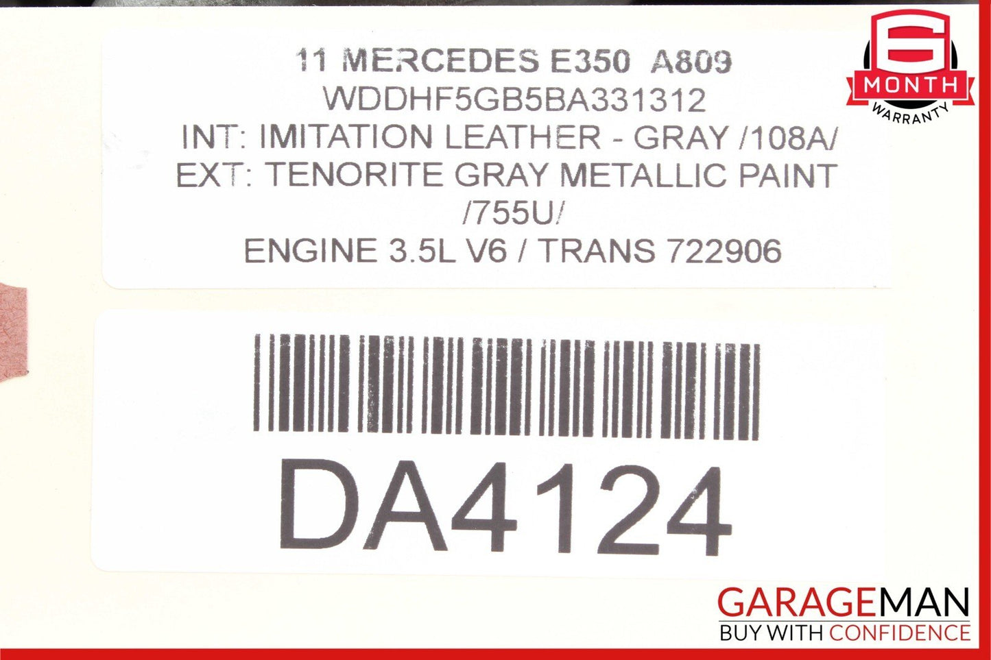 08-18 Mercedes W212 E350 CLS400 Front Brake Calipers Left and Right Set Of 2 Pc