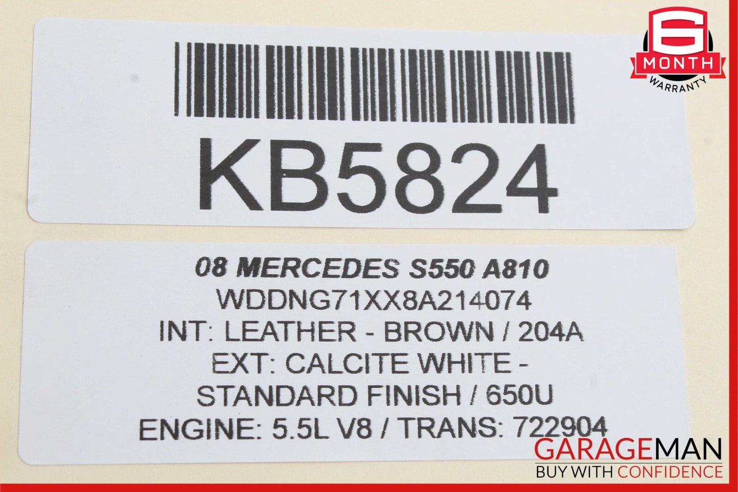 07-13 Mercedes W221 S550 Rear Right / Left Airmatic Air Suspension Shock Strut