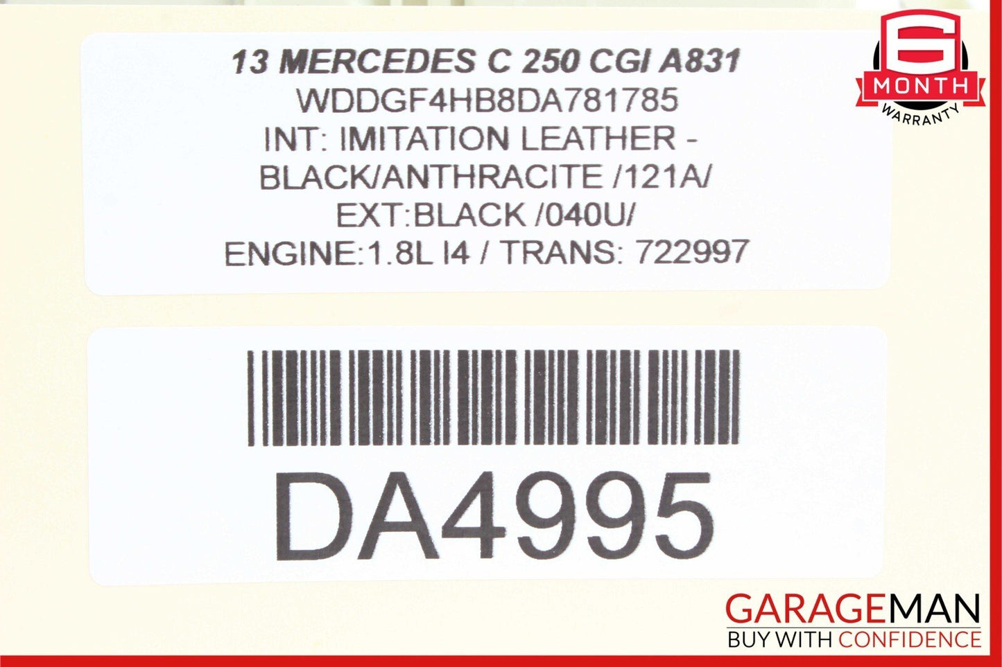 08-20 Mercedes C250 SLK350 SL550 Front Left Side Door Lock Latch Actuator OEM
