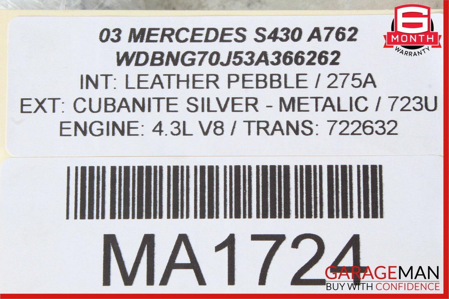 03-06 Mercedes W220 S430 Dashboard Center ESP Hazard Door Lock Control Switch