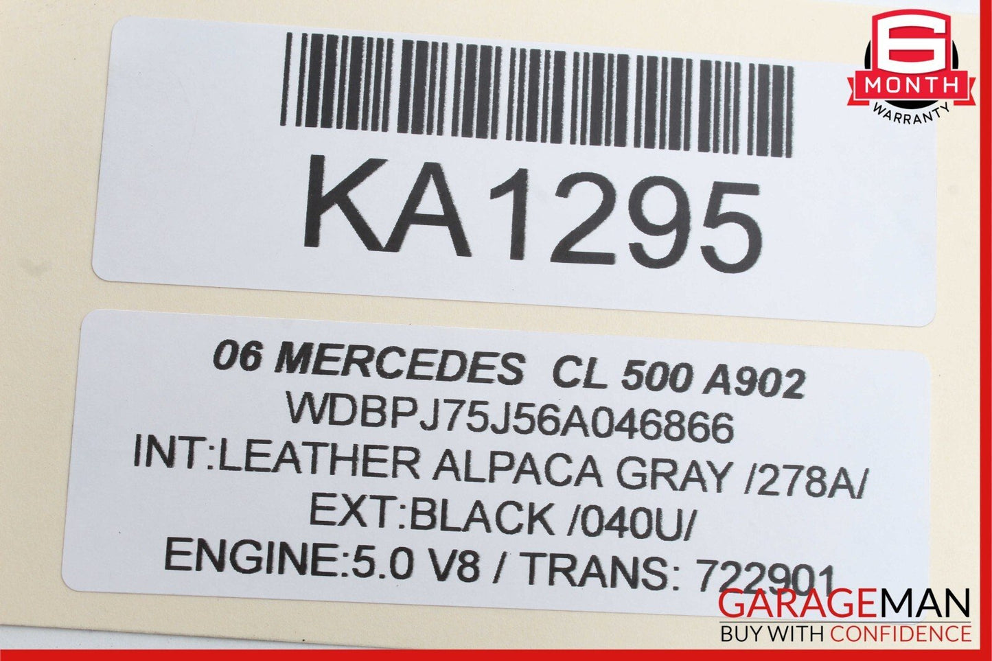 00-06 Mercedes W215 CL500 S430 Front Left Side Suspension Upper Control Arm OEM
