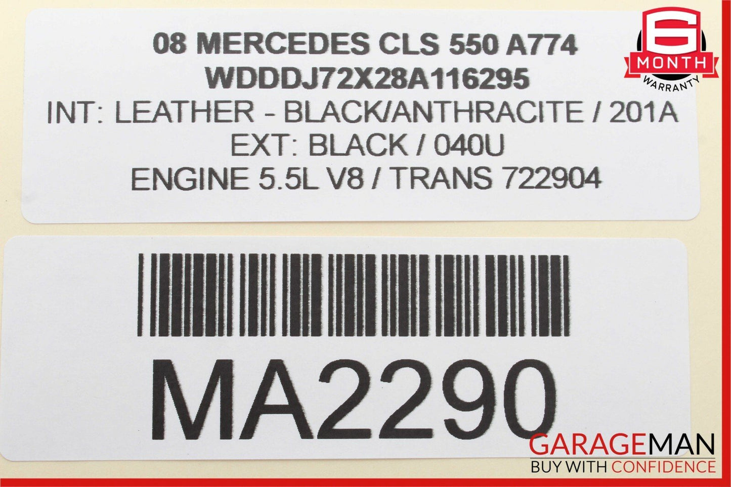 06-11 Mercedes W219 CLS550 CLS55 AMG Door Tweeter Speaker Front Right Black OEM