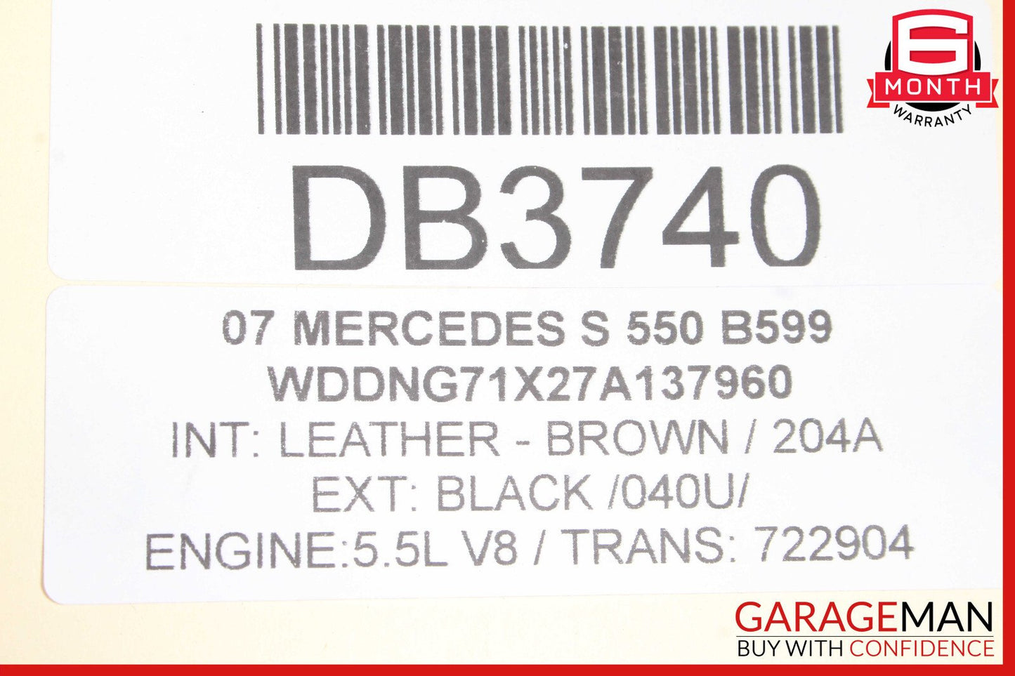 07-14 Mercedes W221 S550 CL550 Front Bumper Lower Bracket Impact Bar Assembly