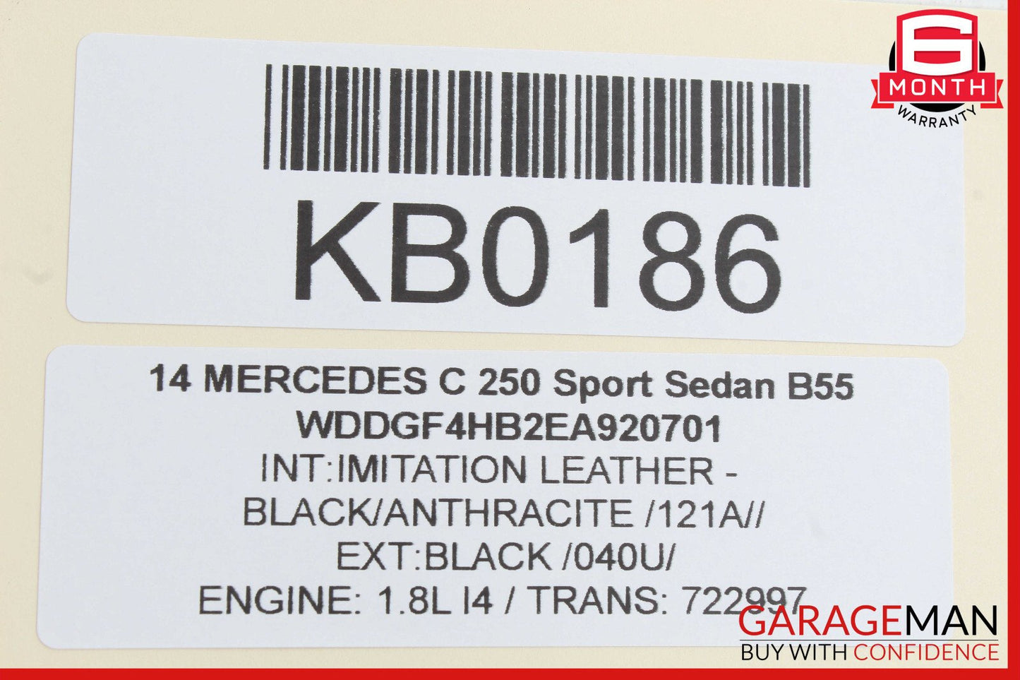 08-14 Mercedes W204 C250 C300 C350 Front Left Door Lock Latch Actuator OEM