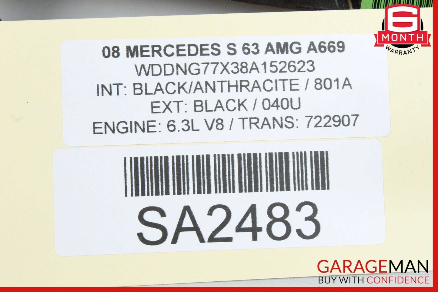 07-09 Mercedes W221 S63 S550 Dash Board Dashboard Center Trim Bezel OEM