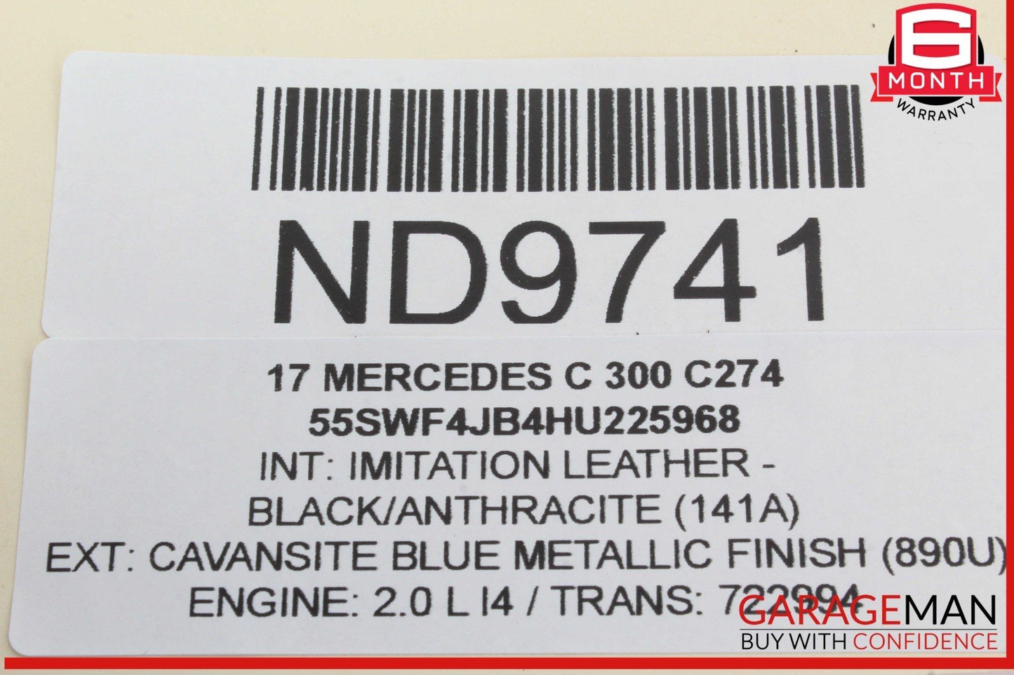 15-20 Mercedes W205 C300 C350e Front Left Side Door Window Regulator Motor OEM