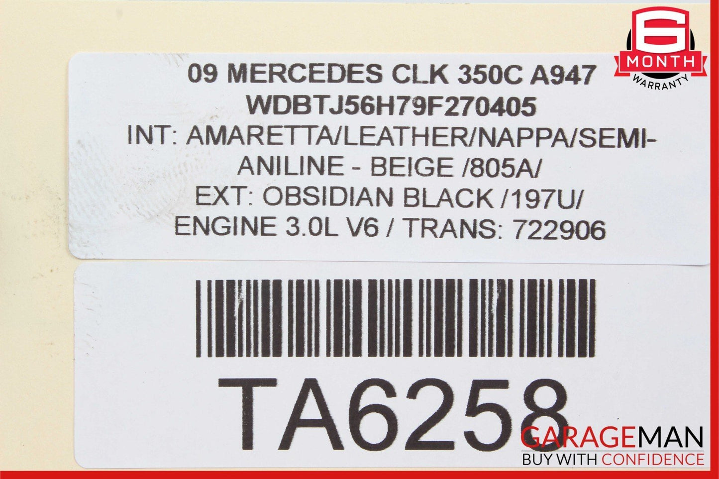 05-09 Mercedes W209 CLK350 ABS Anti Lock Brake Pump ESP Control Module OEM