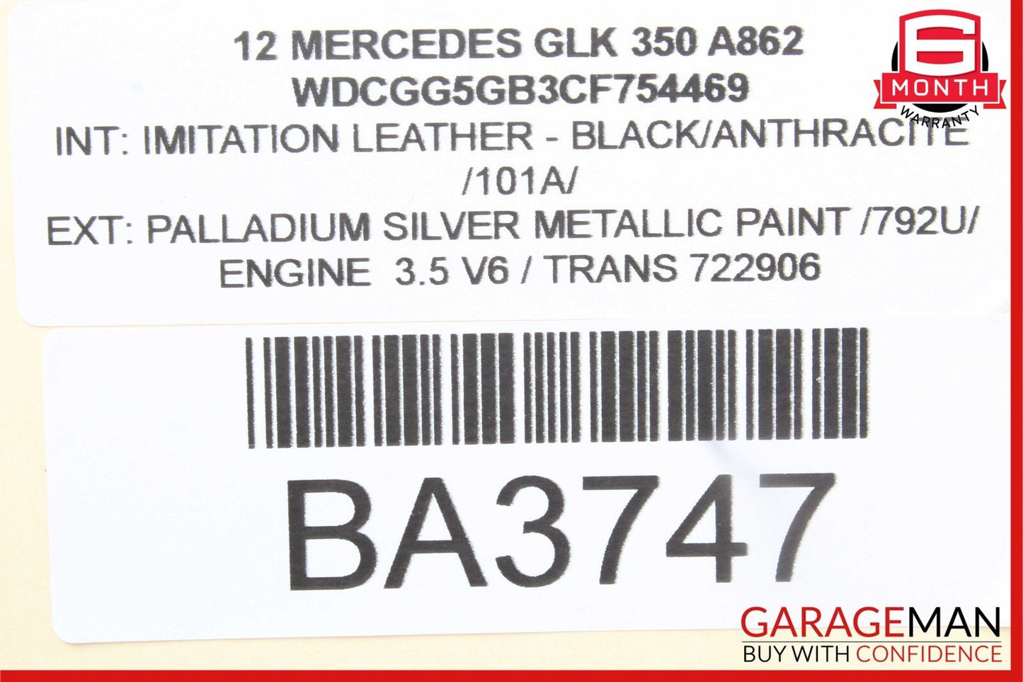 08-18 Mercedes GLK350 E350 C250 SLK350 Front Left Side Door Control Module Unit