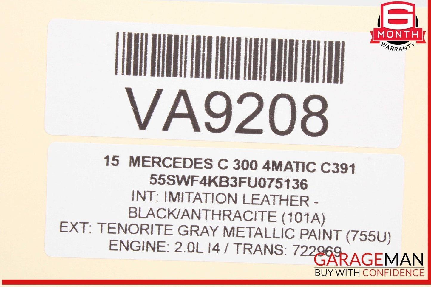 15-20 Mercedes W205 C300 4MATIC C400 A/C AC Heater Climate Control Switch OEM
