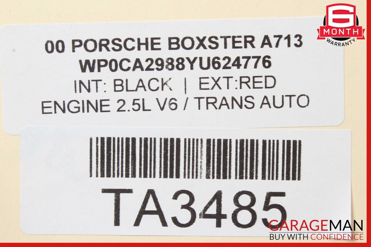 97-04 Porsche Boxster 986 Rear Subframe Sub Frame Mount Bracket Brace Assembly
