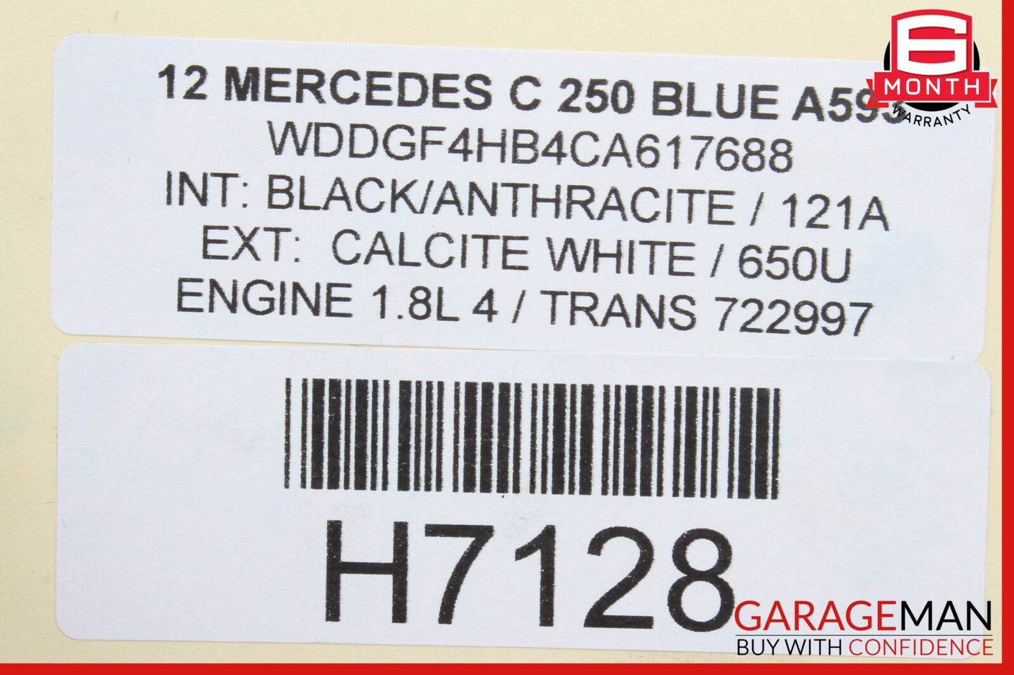 07-14 Mercedes W216 CL550 CL65 AMG Rear Window Sun Shade Sunshade Roller Blind