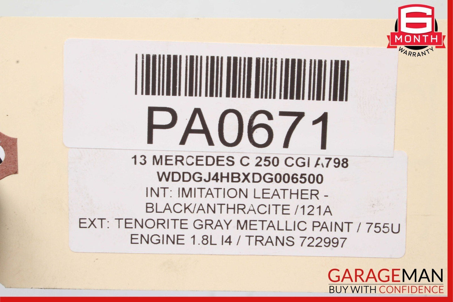 08-14 Mercedes W204 C300 C250 C350 Power Steering Rack and Pinion OEM