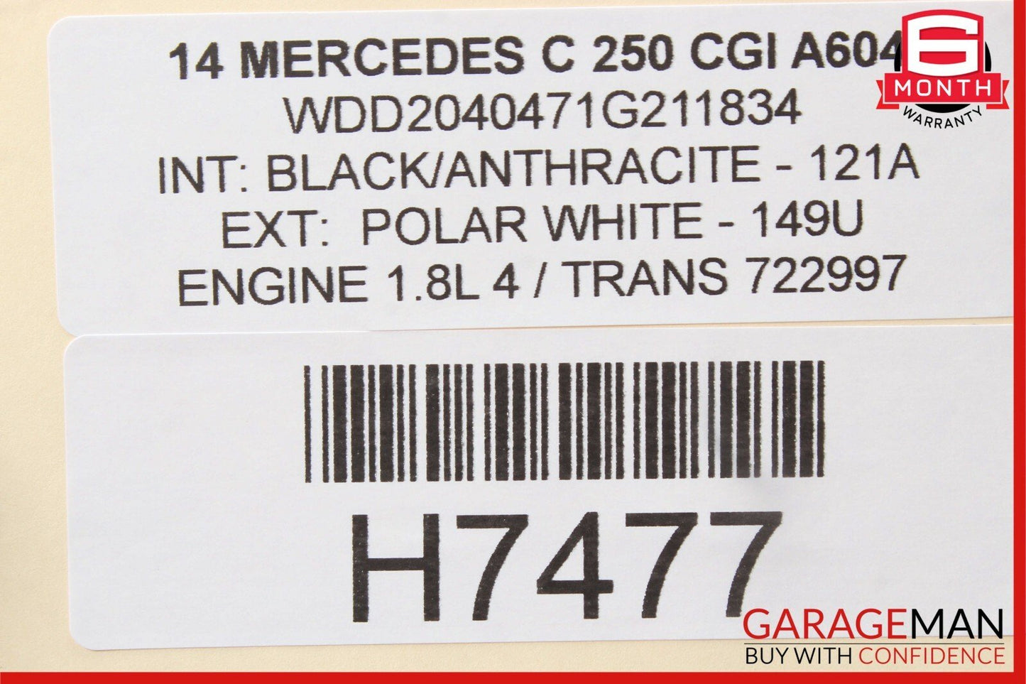 08-15 Mercedes W204 C250 C63 AMG Engine Motor Heater Blower Motor Fan V7771001
