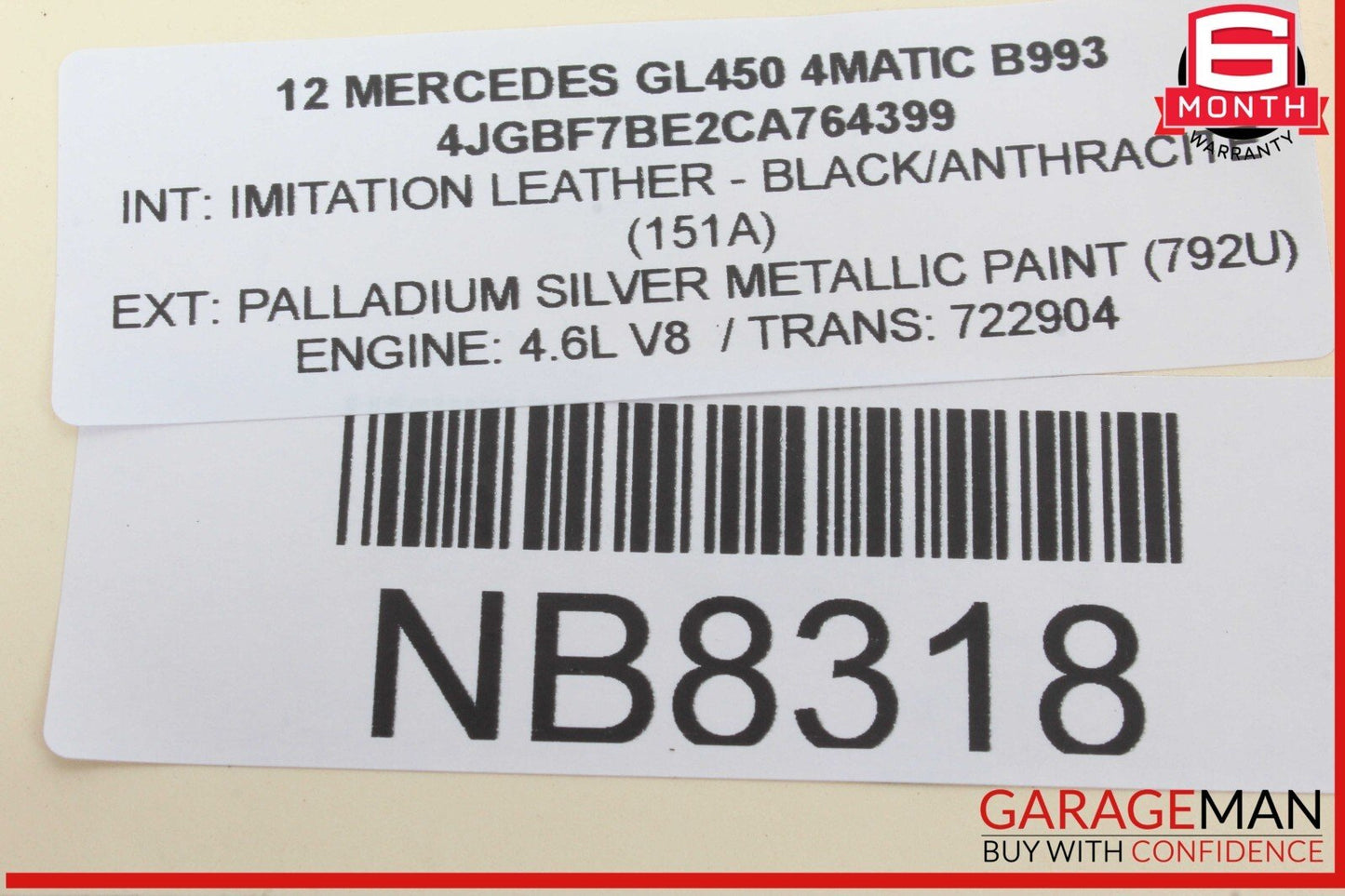 06-12 Mercedes X164 GL450 4MATIC Dash Dashboard Hazard Heated Seats ESP Panel