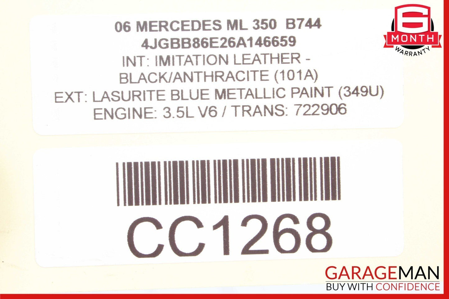 05-13 Mercedes W164 ML350 E550 Front Left Side Engine Timing Chain Cover Plate