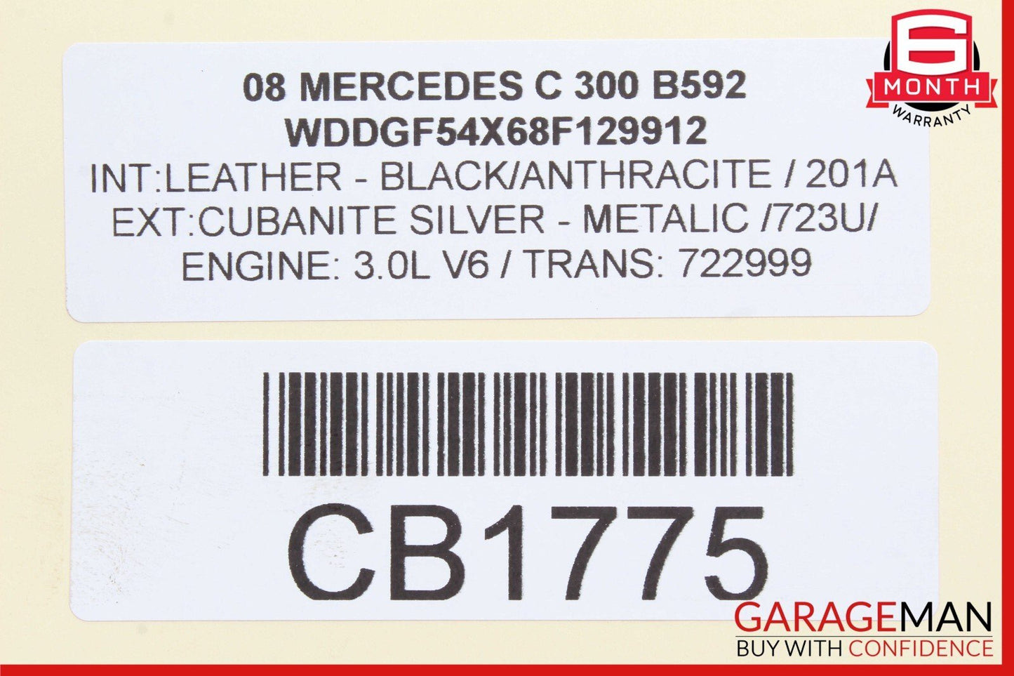 05-13 Mercedes W204 C300 E350 Front Left Engine Timing Chain Valve Cover Plate