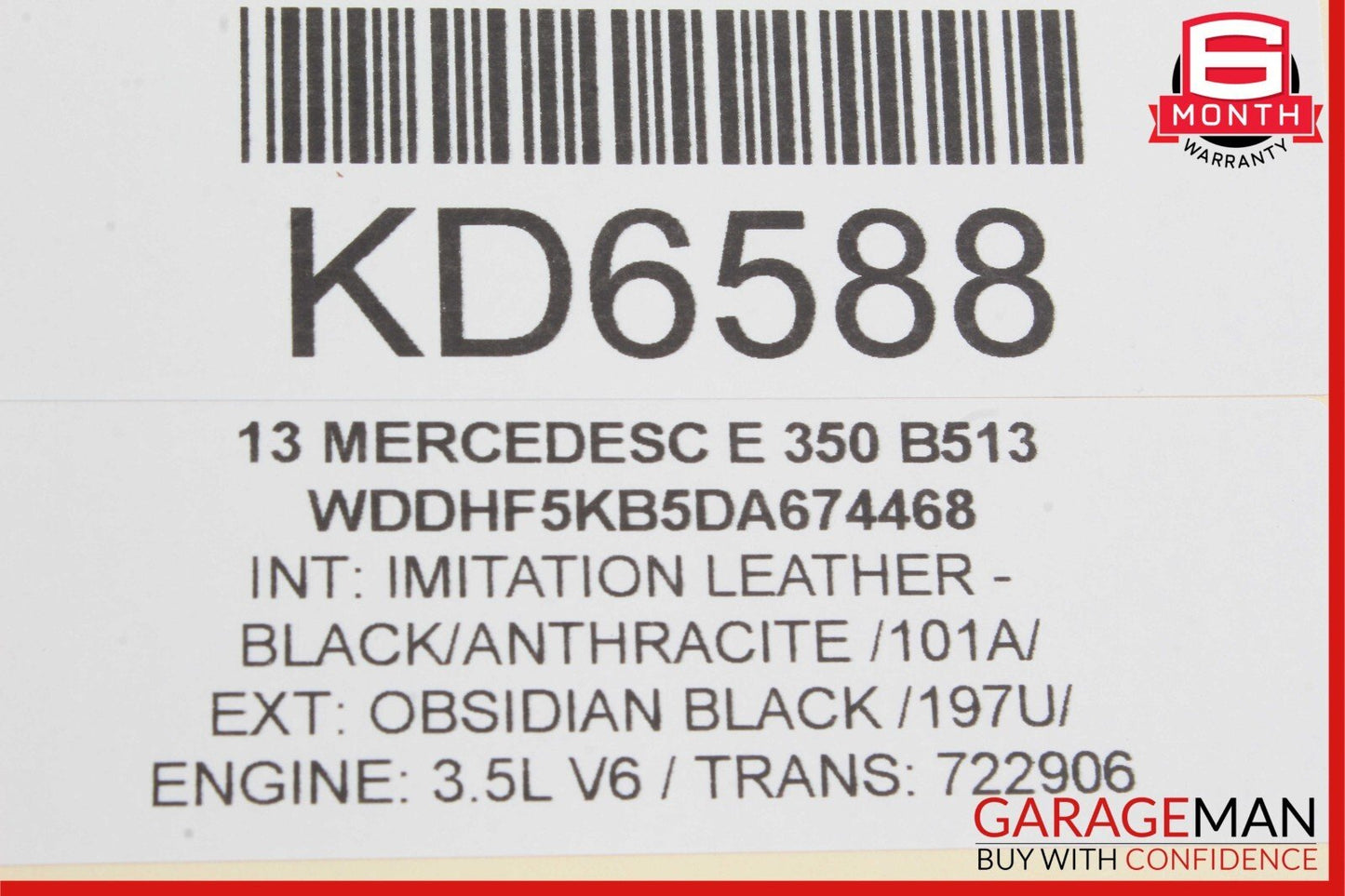 08-18 Mercedes E350 C250 GLK350 C350 Rear Right Side Door Lock Latch Actuator