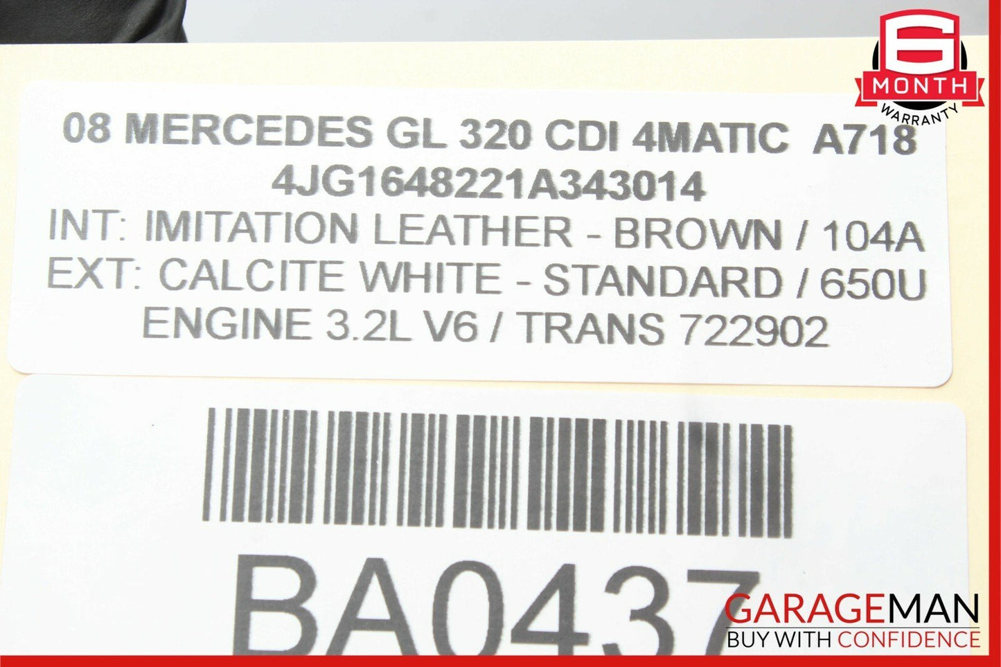 07-12 Mercedes X164 GL320 GL450 Rear Left / Right Upper Trailing Control Arm