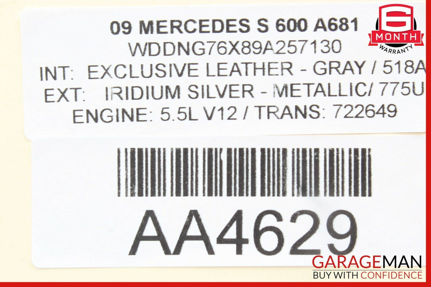 07-14 Mercedes S550 CL550 A/C AC Heater Climate Control Switch Controller Module