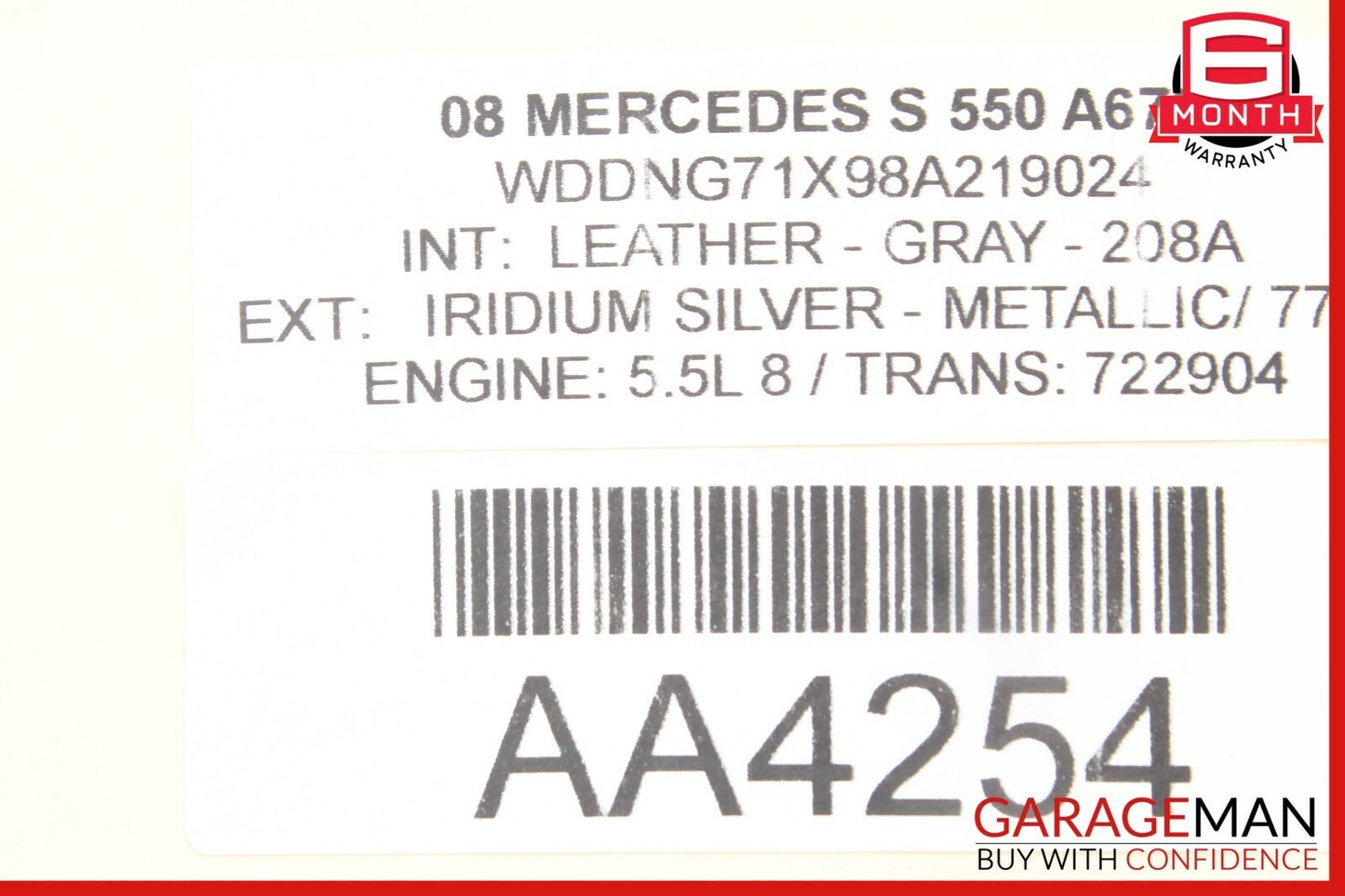 07-13 Mercedes W221 S550 S63 AMG Rear Left Side Door Control Module OEM