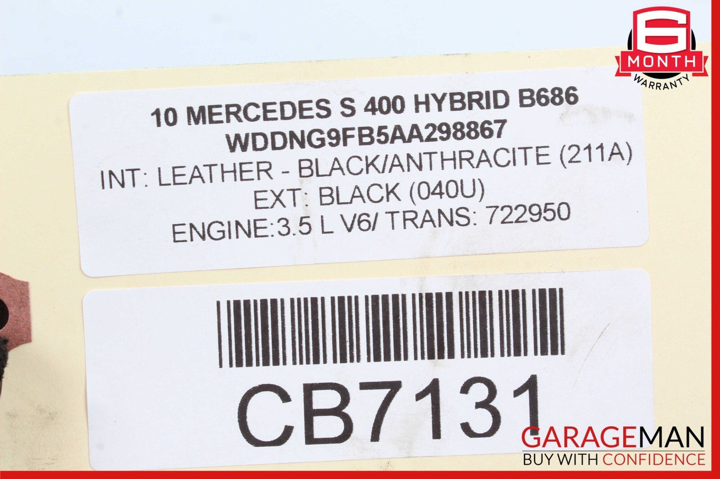 07-13 Mercedes W221 S400 S550 Front Left / Right Side Air Shock Absorber Strut