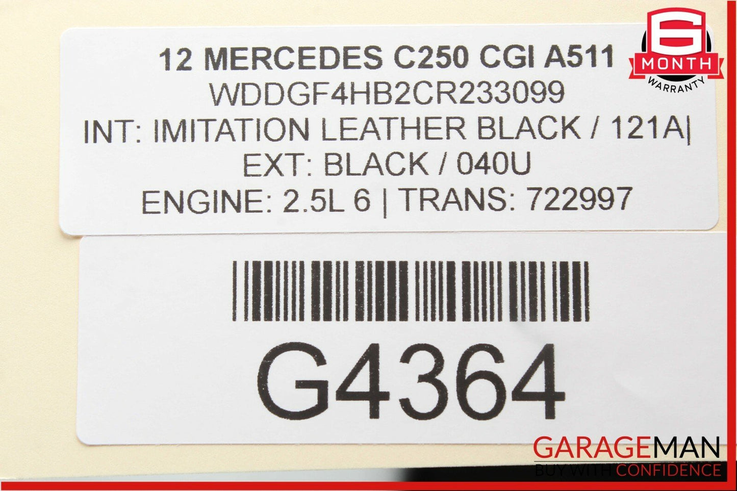 12-14 Mercedes W204 C250 C350 Rear SAM Fuse Box Relay Module Assembly OEM