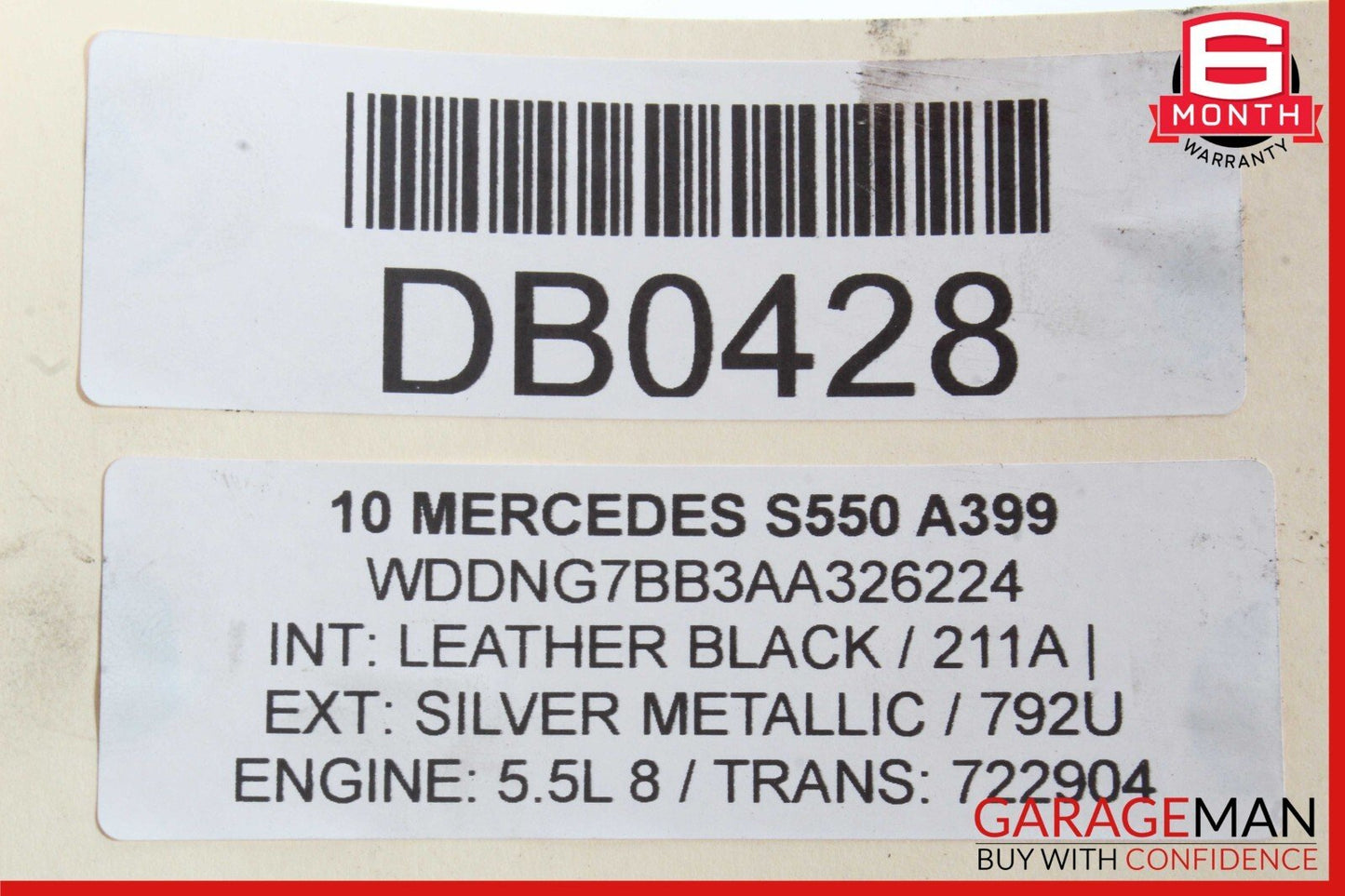 10-13 Mercedes W212 E350 E550 RWD Rear Diff Differential Axle Carrier Assy