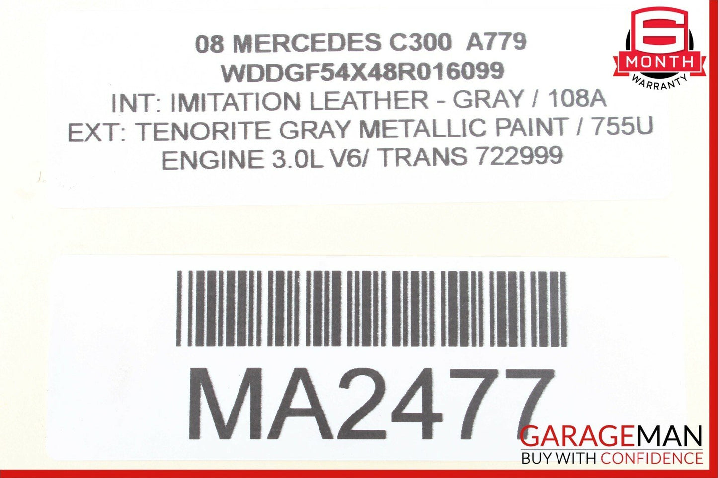 08-11 Mercedes W204 C300 C250 Tire Pressure Monitoring System TPMS Receiver OEM