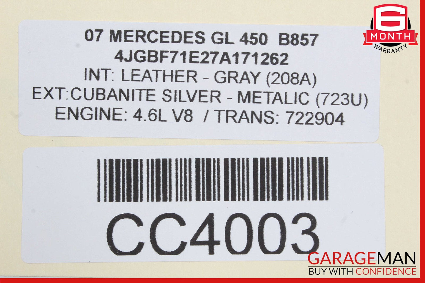 06-13 Mercedes X164 GL450 Engine Radiator AC A/C Condenser Fan Assy