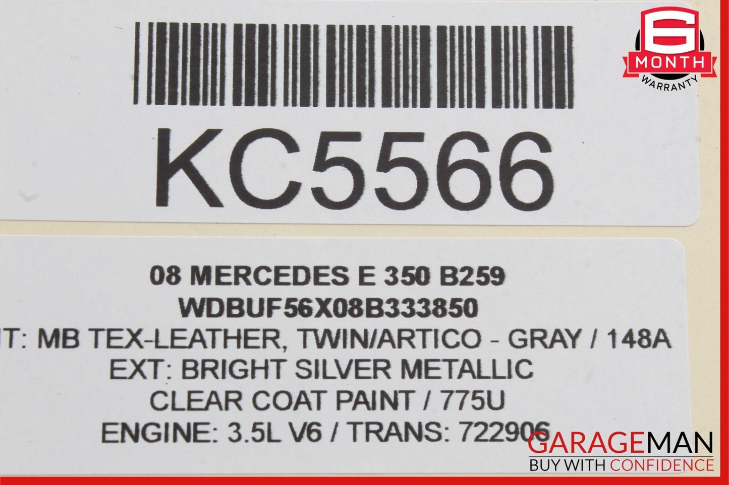 03-09 Mercedes W211 E350 E500 Door Lock Latch Actuator Rear Right Side