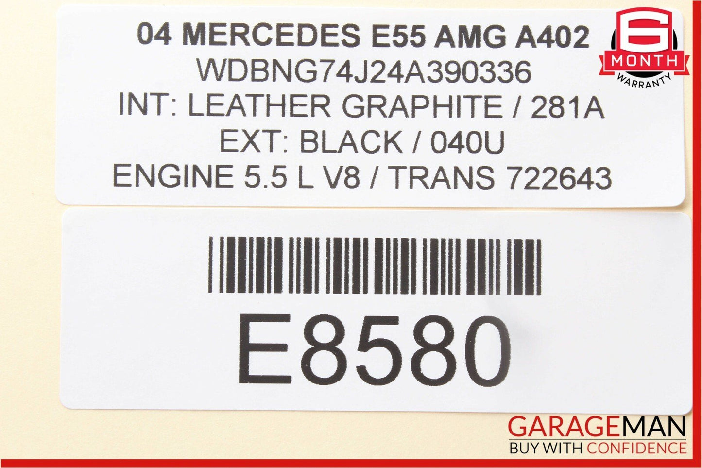 00-06 Mercedes W211 E55 OEM Voice Command Control Module OEM