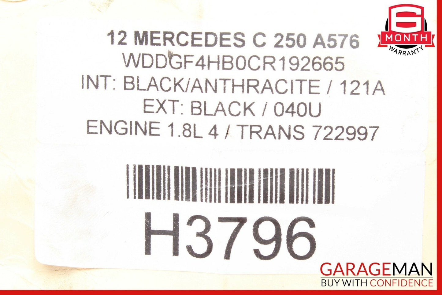 08-14 Mercedes W204 C250 C300 Front Left Suspension Upper Control Arm RWD OEM