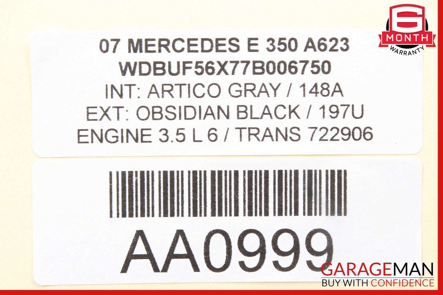 03-09 Mercedes W211 E350 E500 E63 AMG Rear Right Side Door Control Module Unit