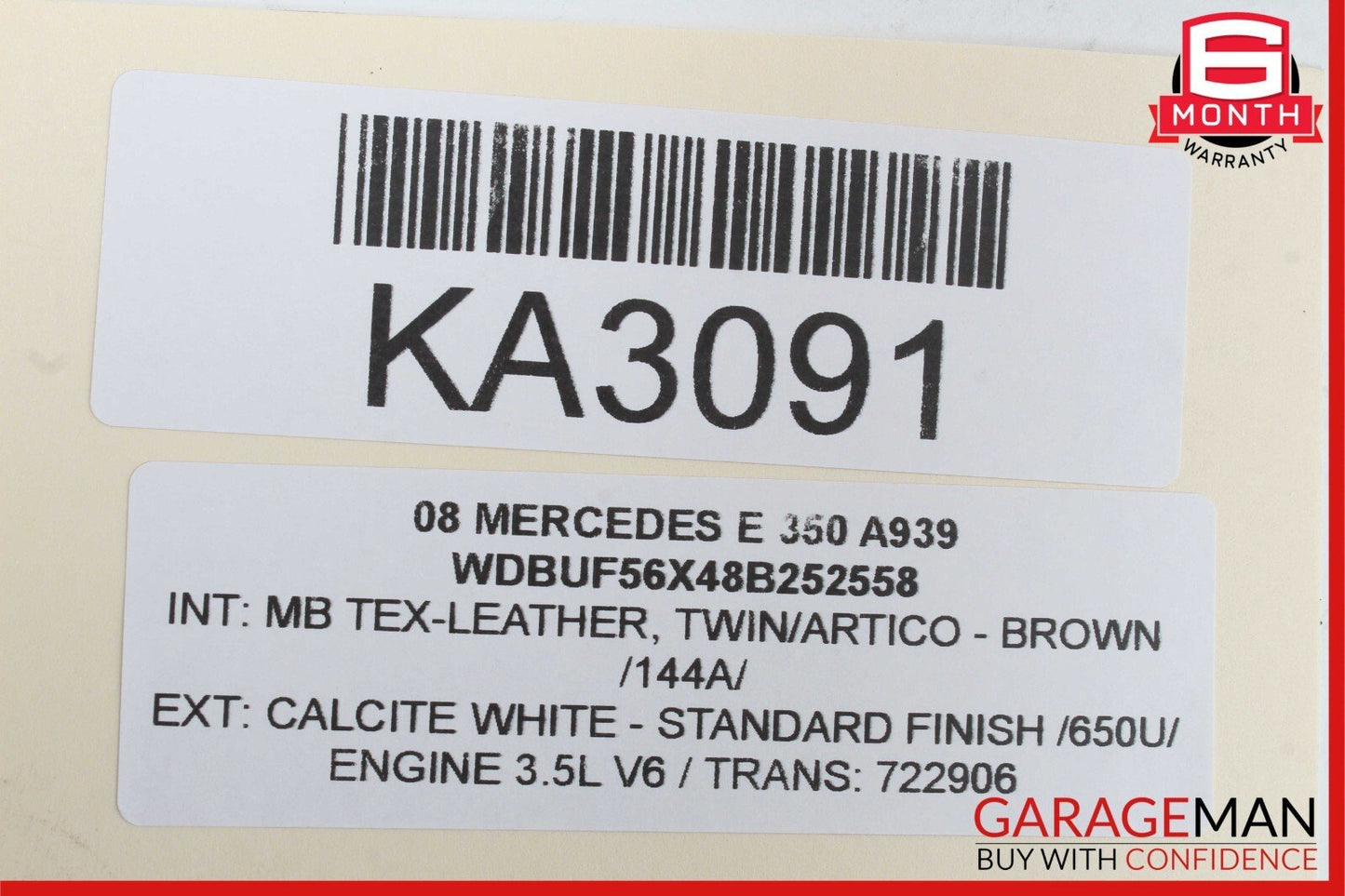 03-11 Mercedes CLS55 AMG SL550 E350 Front Left Side Lower Wishbone Control Arm