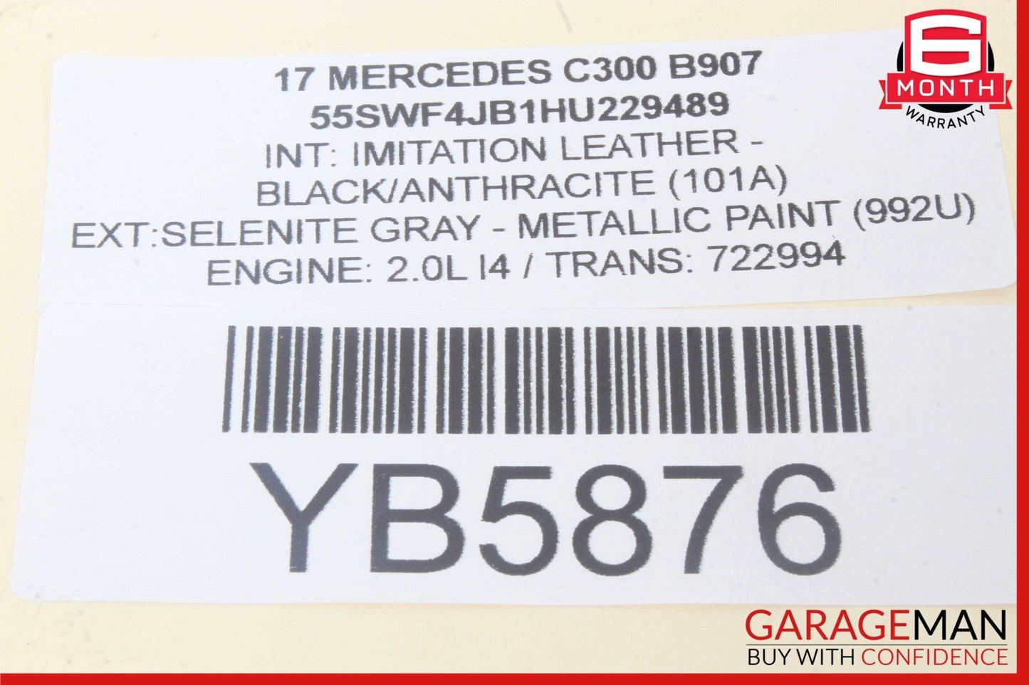 15-18 Mercedes W205 C300 C350e AM/FM CD Player Radio Receiver Module OEM