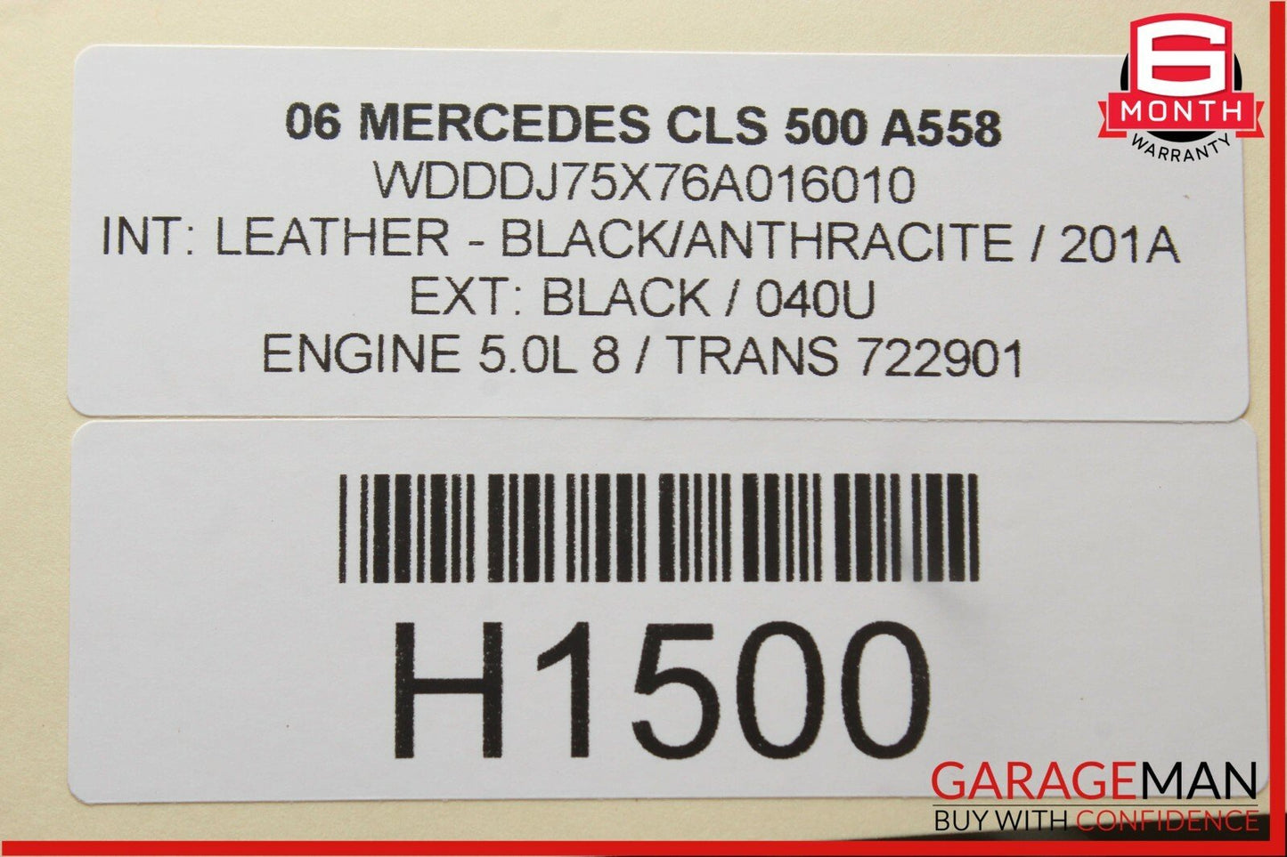 06-11 Mercedes W219 CLS500 Front Right Side Door Computer Controller Module