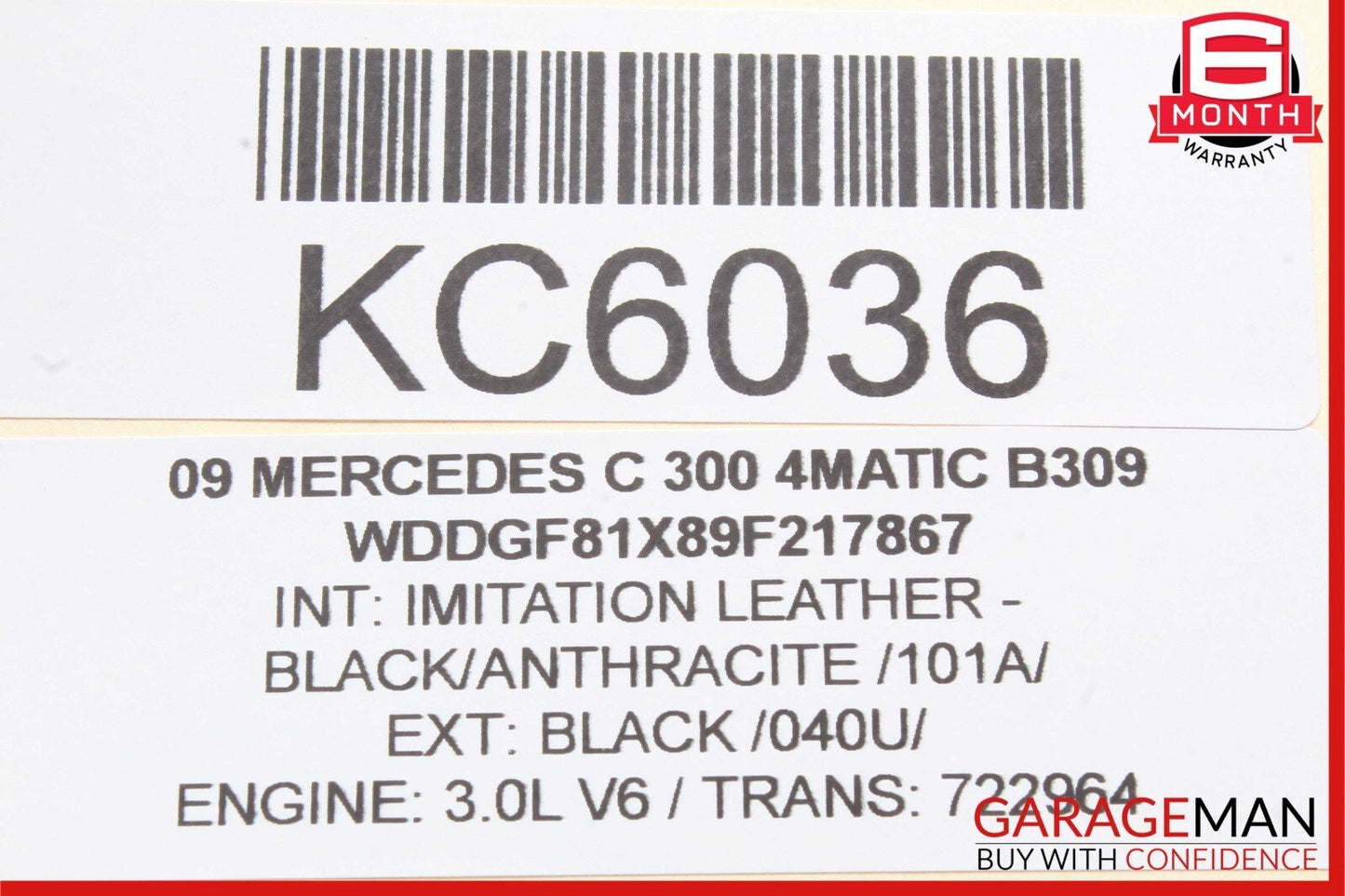 08-11 Mercedes W204 C300 4MATIC Rear Right Side Exterior Door Handle OEM