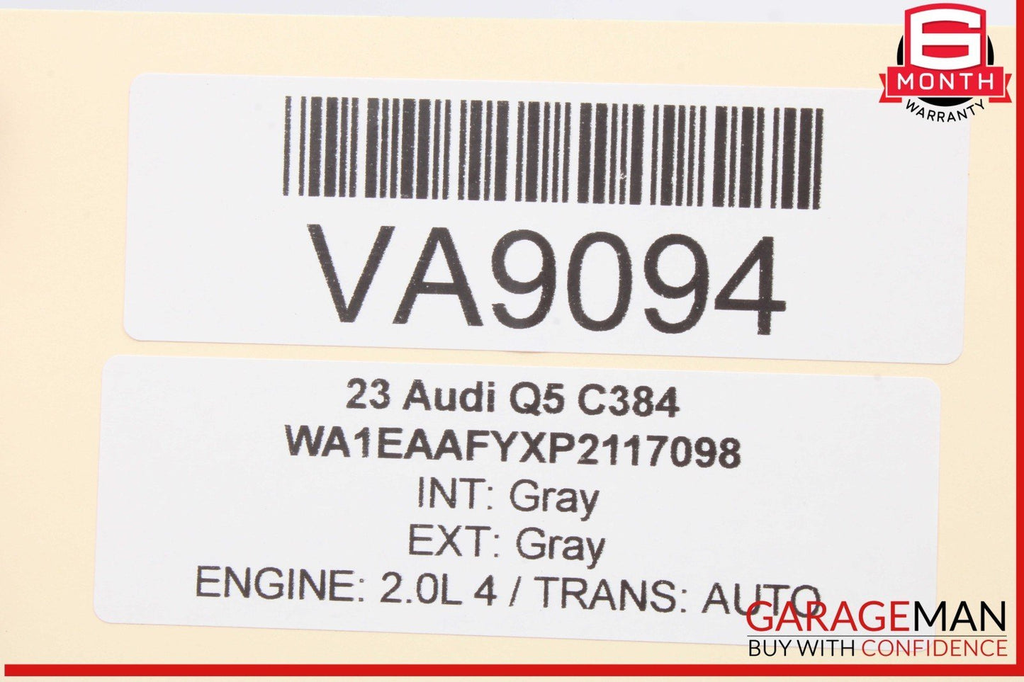 18-24 Audi Q5 SQ5 Auxiliary Hybrid Battery Voltage Compartment 80A915397D OEM