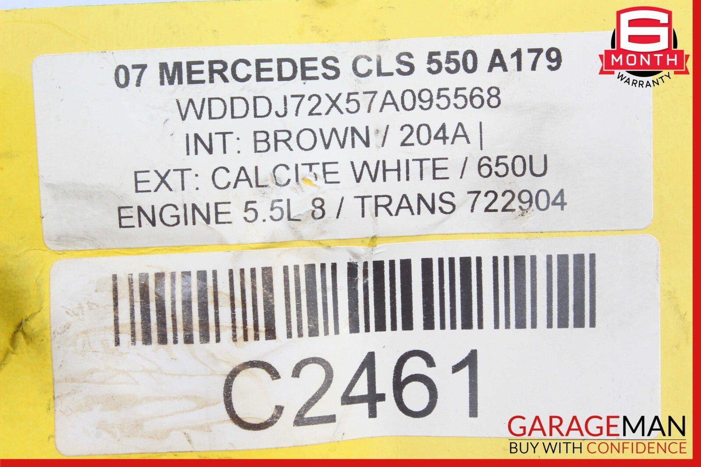Mercedes R171 SLK300 C300 E350 Right Side Engine Timing Chain Cover Plate
