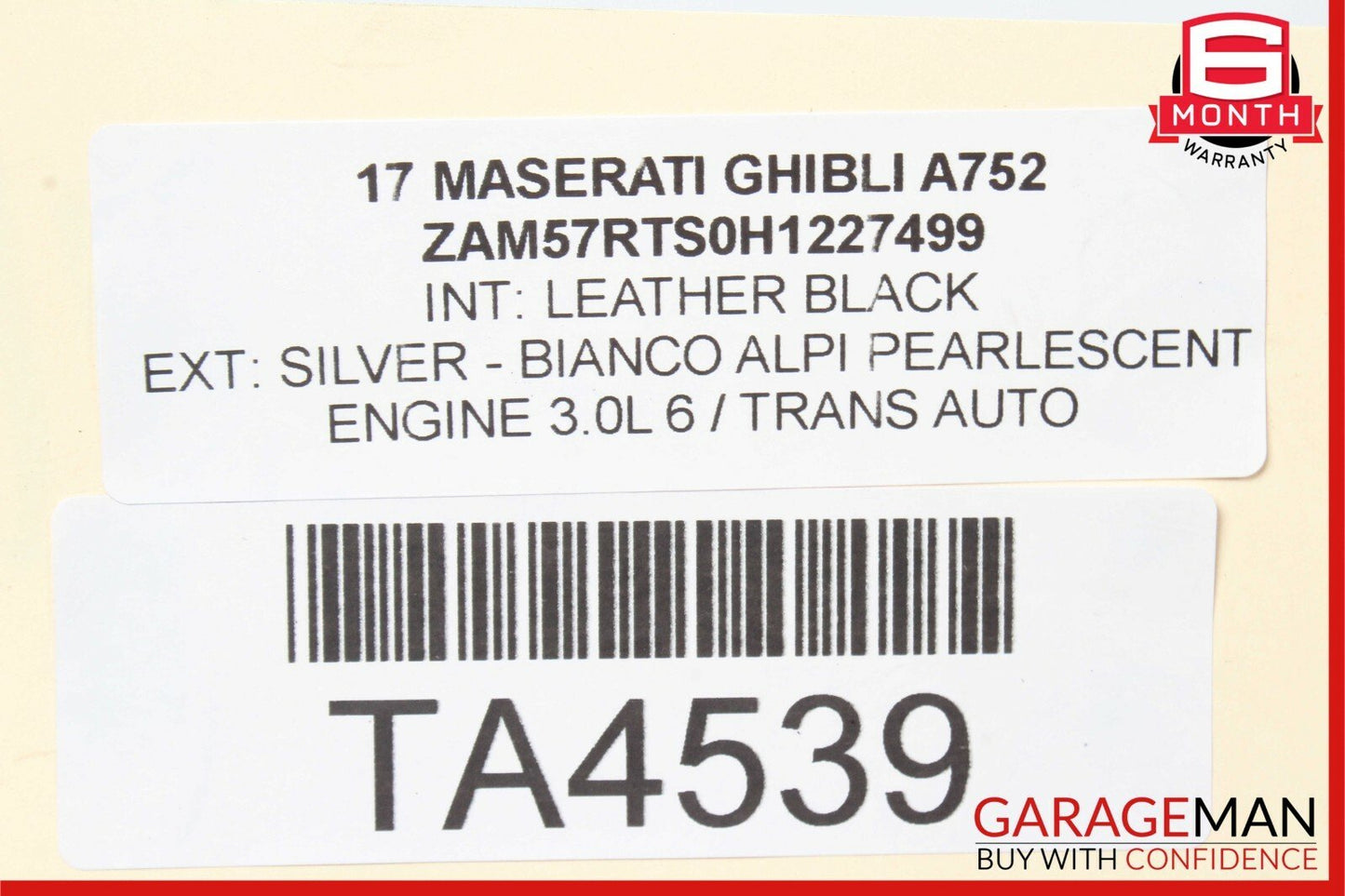 14-17 Maserati Ghibli Front Subframe Cradle Crossmember Sub Frame Assembly RWD