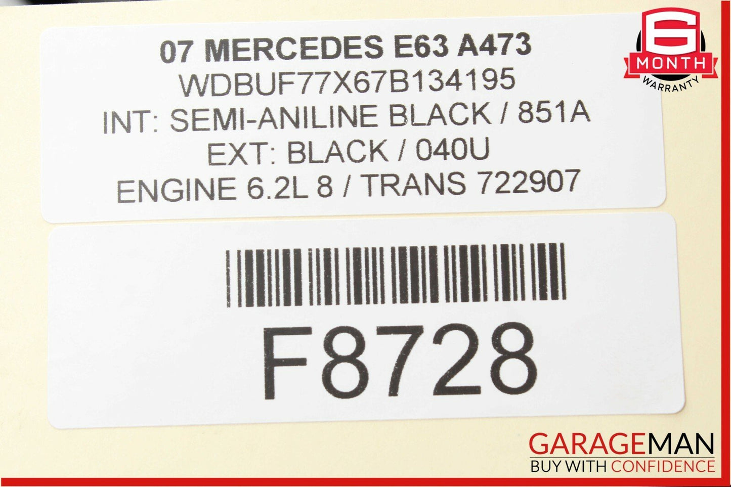 03-09 Mercedes W211 E350 E63 AMG Rear Right Passenger Side Door Control Module