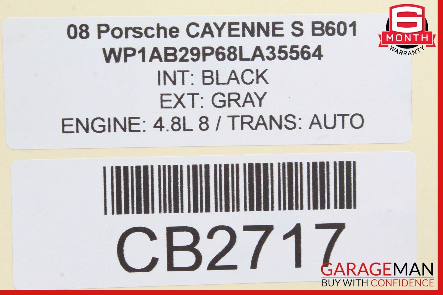 03-10 Porsche Cayenne S 957 Rear Left / Right Side Upper Forward Control Arm OEM