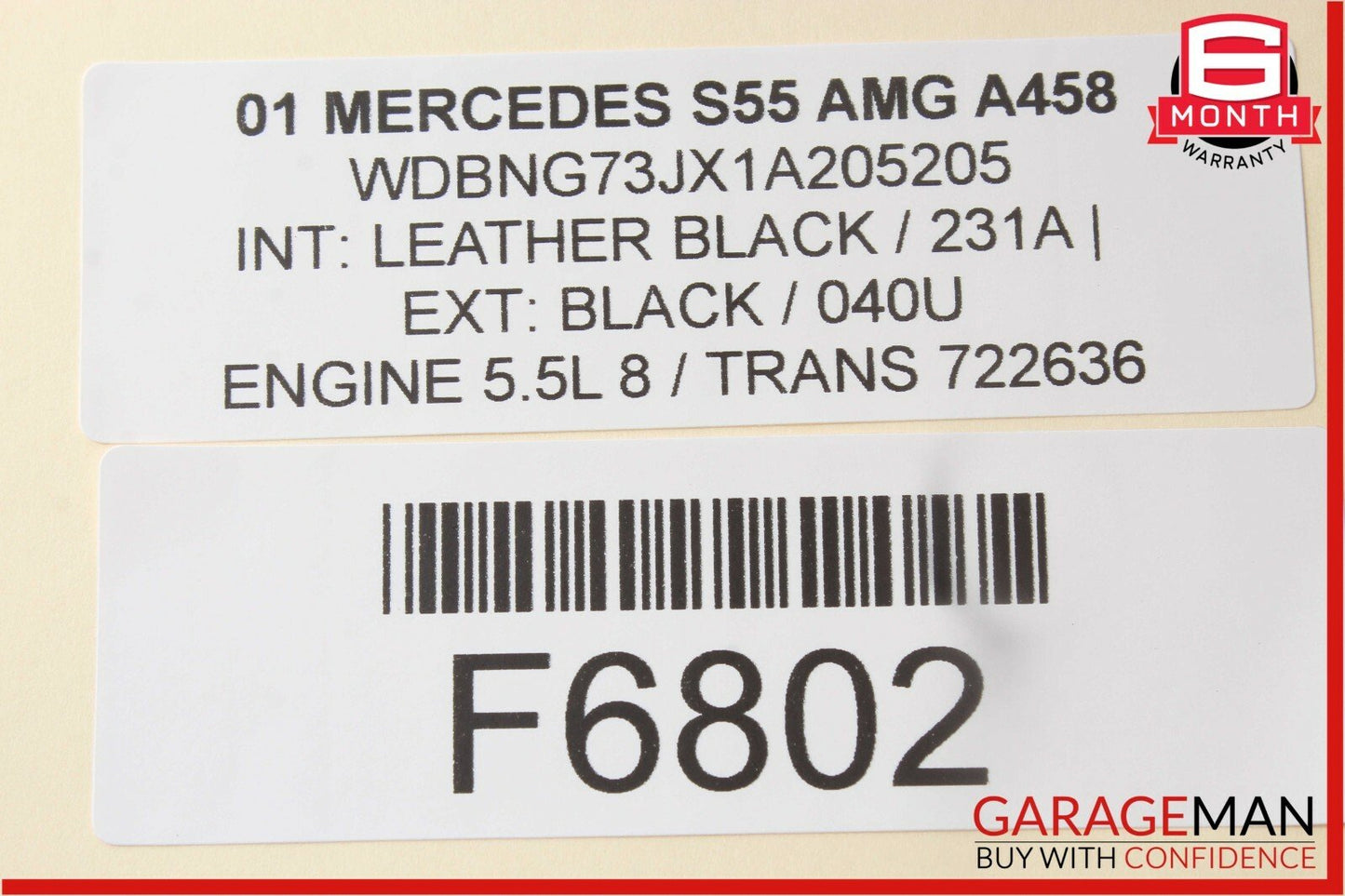 00-06 Mercedes W220 S500 Rear Right Passenger Side Seat Switch Control Module