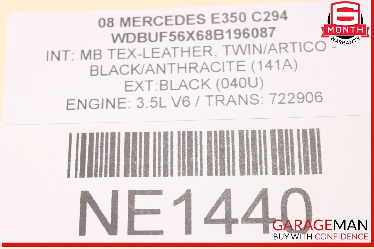 03-09 Mercedes W211 E350 E500 E550 Left Driver Side Fender Assembly OEM