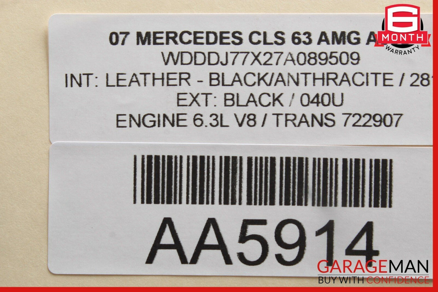03-09 Mercedes W219 CLS63 E63 AMG Rear Diff Differential Carrier Bracket Mount