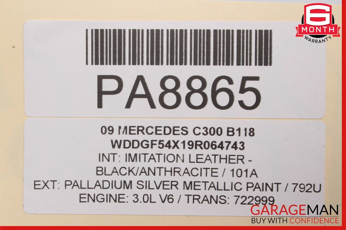 06-11 Mercedes W204 C300 SLK280 RWD 7G Automatic Transmission 722.999 139k