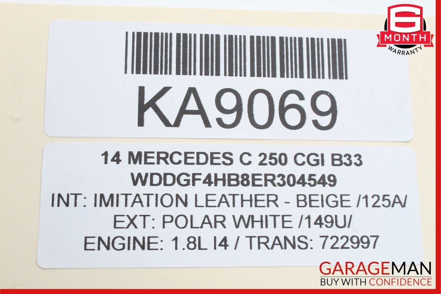 08-14 Mercedes W204 C250 GCI Front Left Side Curved Wishbone Control Arm OEM