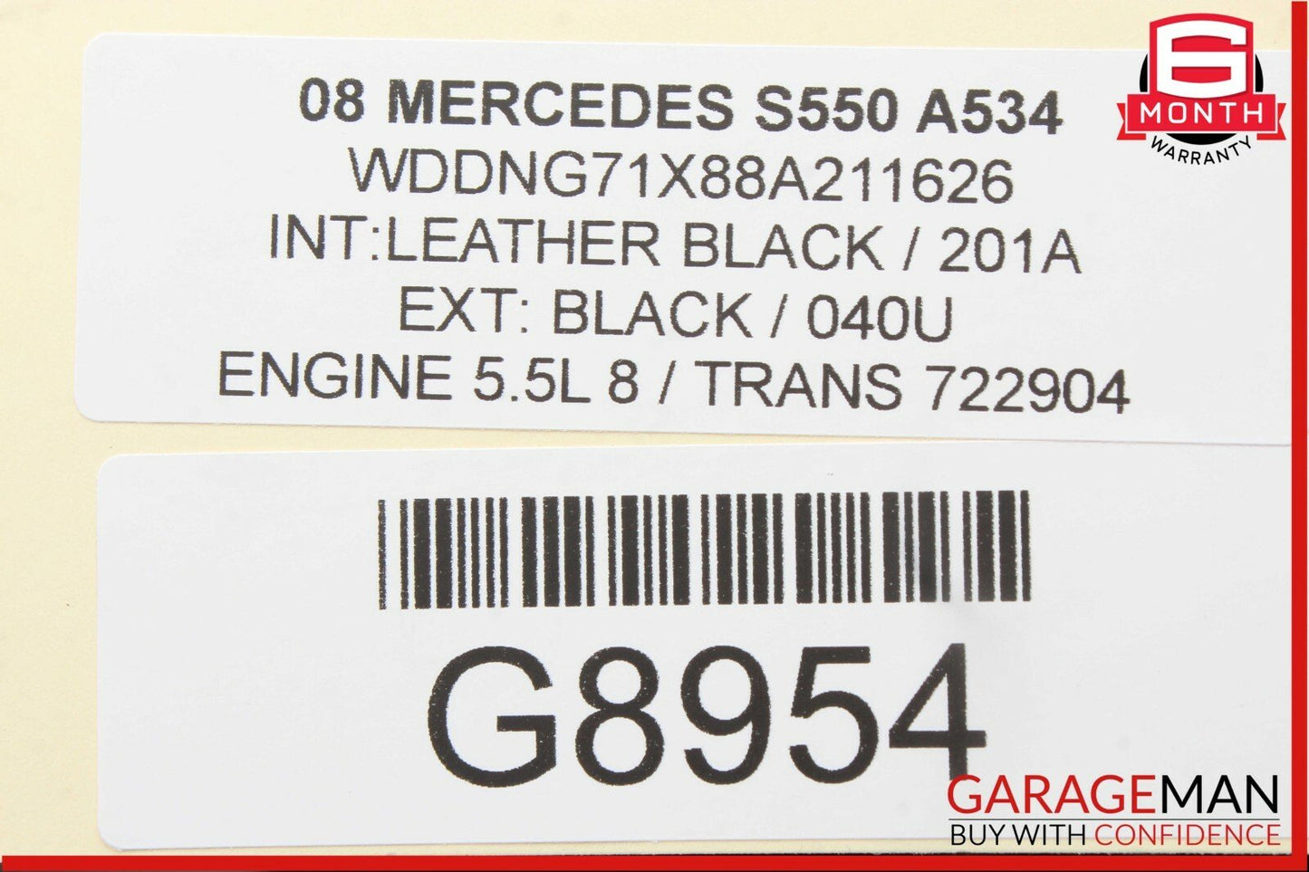 07-13 Mercedes W221 S550 Rear Right Keyless Go Door Lock Latch Actuator