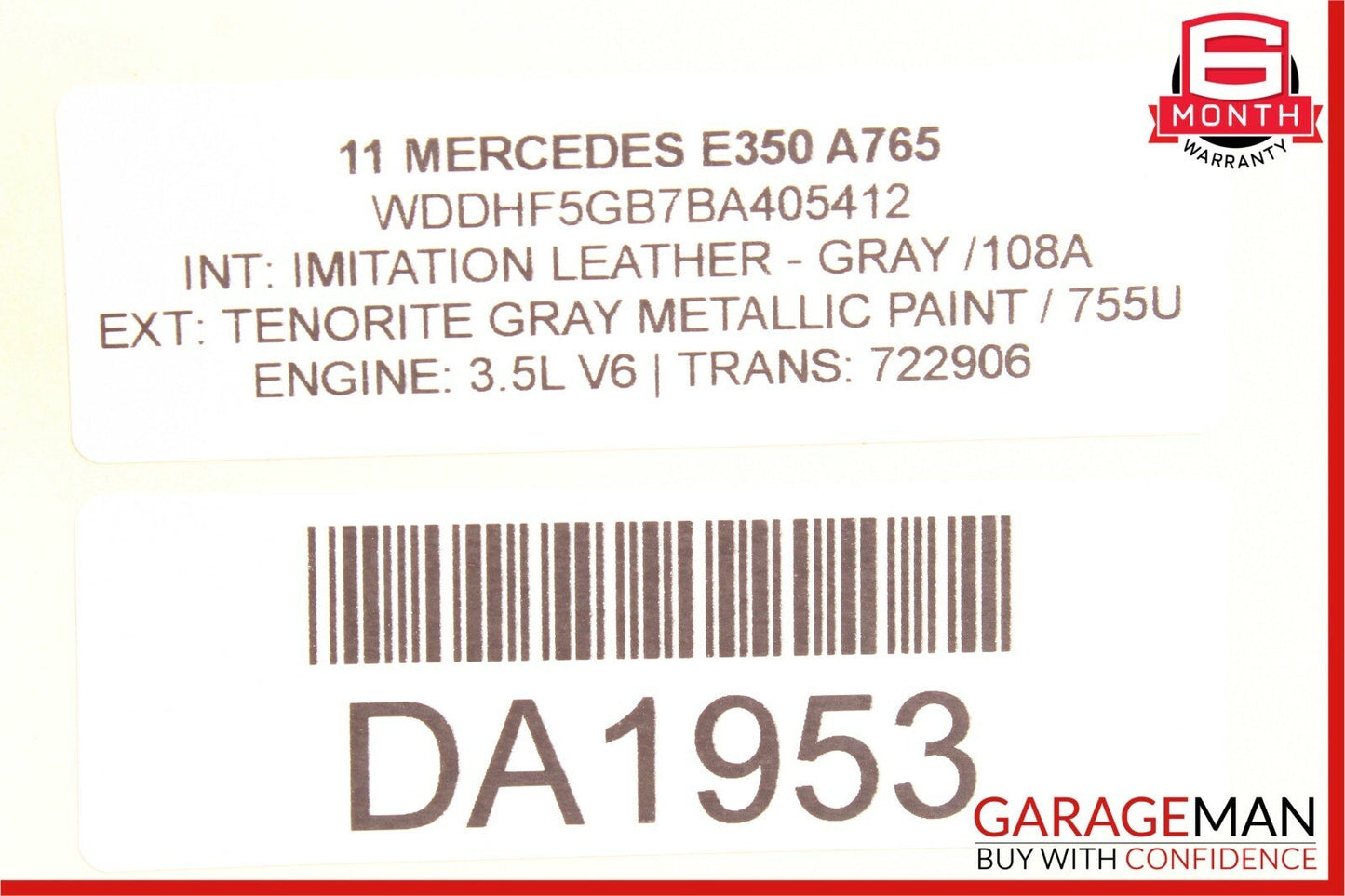 10-16 Mercedes W212 E350 Rear Left Driver Side Door Control Module 2129003906
