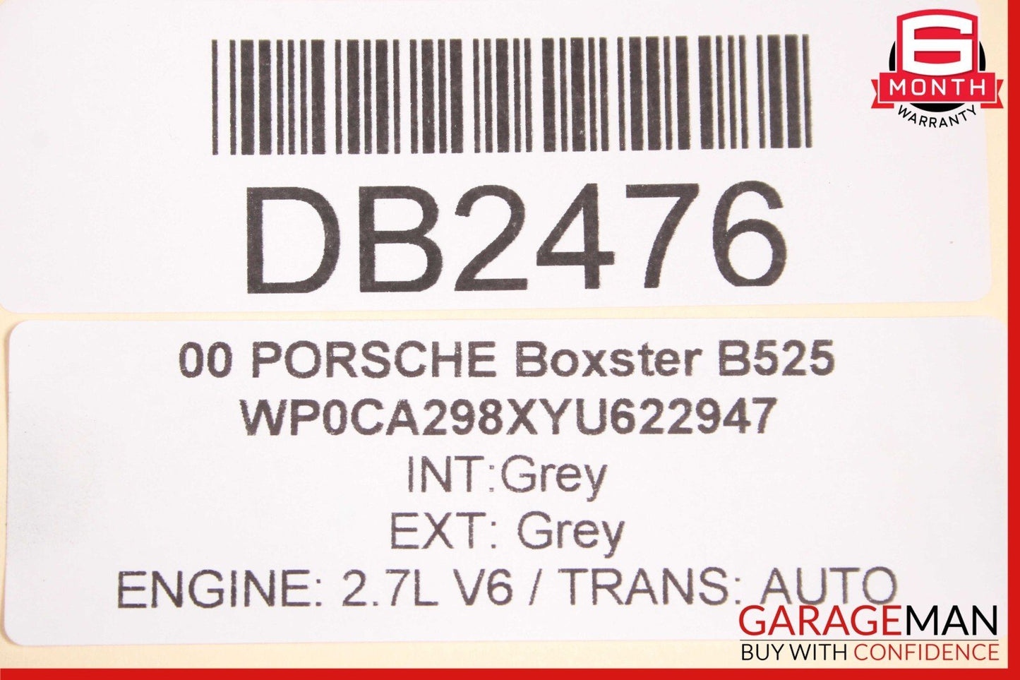 97-04 Porsche Boxster 986 Power Steering Gear Rack & Pinion Assy